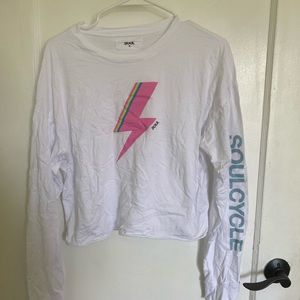 soulcycle lightning bolt long sleeve